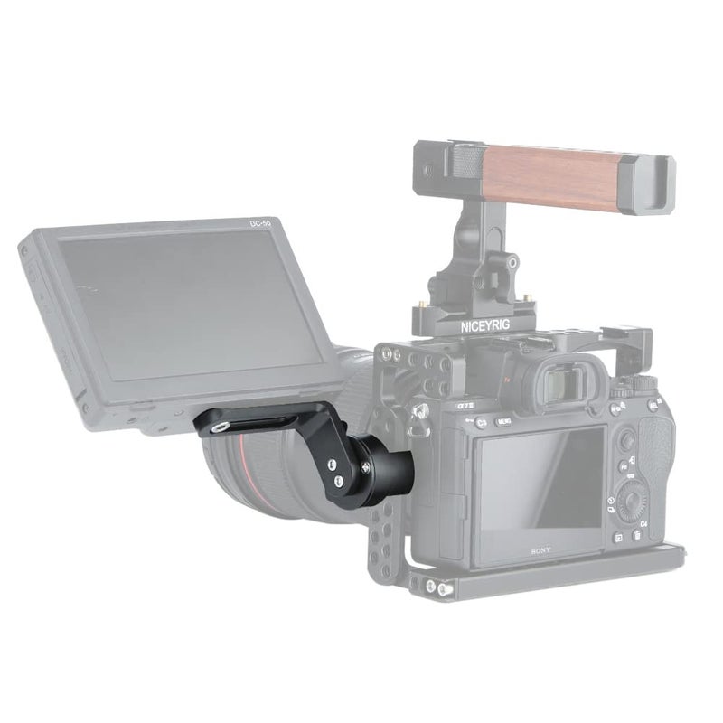 NICEYRIG Quick Release NATO Clamp with NATO Rail, EVF Support Monitor Mount - 308 - Image 2